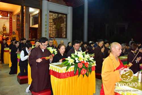 六尘香花 供养诸天——太平岩寺水陆法会隆重举行斋天